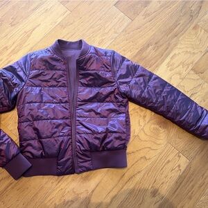Lululemon Women's reversible Plum Quilted Jacket